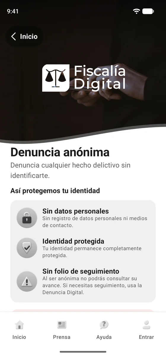 Denuncia anónima: Así protegemos tu identidad